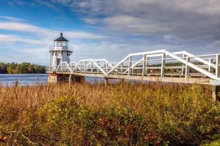 The Doubling Point Lighhouse, Kennebec River, Arrowsic, Maine