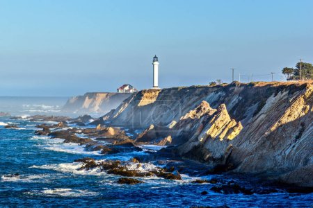 The Pigeon Point Lighthouse in California 