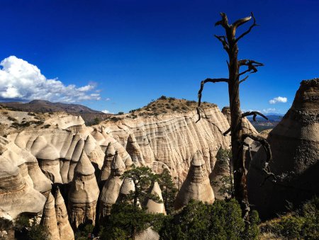 The Kasha Katuwe Tent Rocks formation in New Mexico, USA