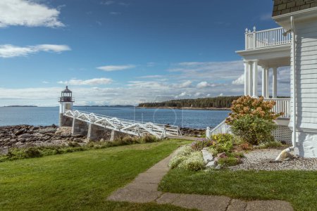 El faro de Marshall Point, Port Clyde, Maine