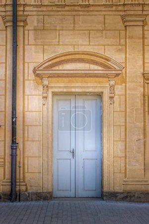 Photo for Old baroque frront door to an historic palace in Bavaria - Royalty Free Image
