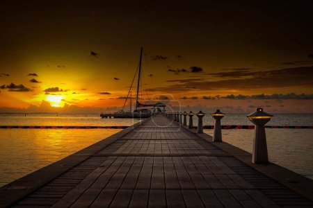 Rum Point bei Sonnenuntergang, Grand Cayman 