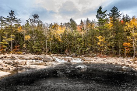 Photo for The lower falls on the Swift river, coming from the Rocky Gorge, New Hampshire - Royalty Free Image