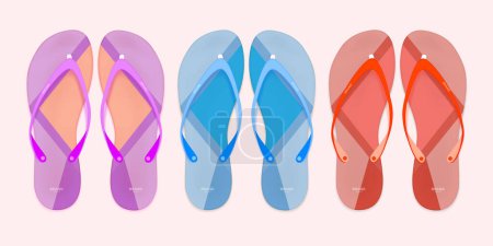 Téléchargez les illustrations : Ensemble vectoriel de chaussures pour femmes. - en licence libre de droit