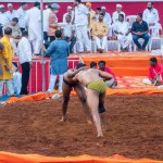 Pune, Maharashtra, India, 04302024 Wrestling competition action click