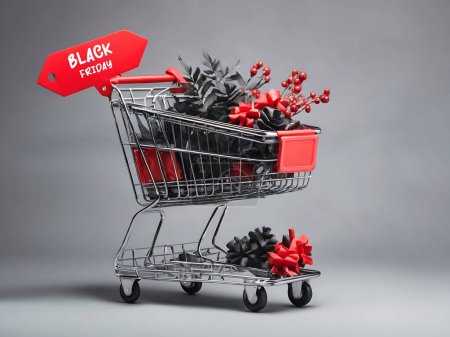 Black Friday shopping cart 