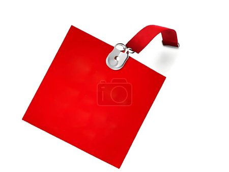 Blank price label isolated offer tag 