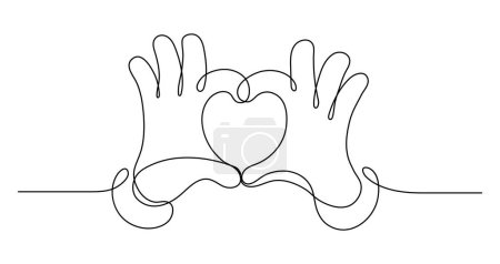 Love. Hands making heart shape. St.Valenties Day.