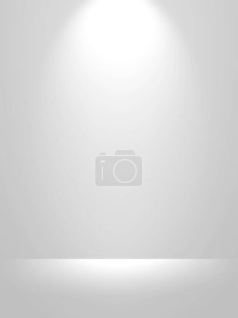 Photo for Gray and white background. Abstract silver background for web design templates, christmas, valentine, product studio room and business report with smooth gradient color. Silver gradient space or Gradient room white for product design promotion - Royalty Free Image