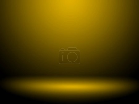 Photo for Abstract yellow background for web design templates, christmas, valentine, product studio room and business report with smooth gradient color. Yellow gradient space or Gradient room yellow for product design promotion - Royalty Free Image