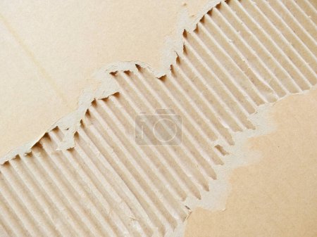 Foto de Textura de caja de papel marrón. Caja de cartón textura fondo. Fondo de papel o fondo de caja de cartón - Imagen libre de derechos