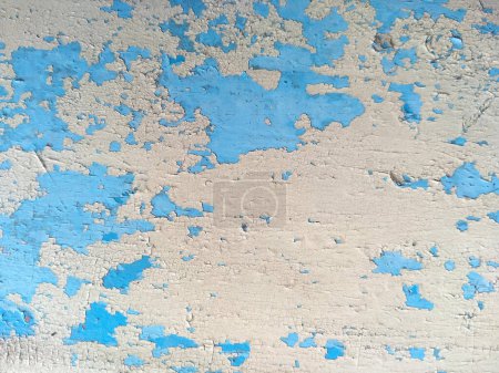Foto de Dirty and Old wooden wall texture background. Wood walls with peeling paint. Wood wall texture can be used as a wall frame and wall background - Imagen libre de derechos