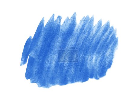 Photo for Blue watercolor scribble texture. Abstract watercolor on white background. It is a hand drawn. Blue abstract watercolor background - Royalty Free Image