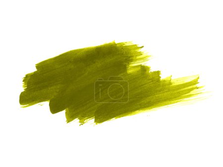 Yellow watercolor scribble texture. Abstract watercolor on white background. It is a hand drawn. Yellow abstract watercolor background