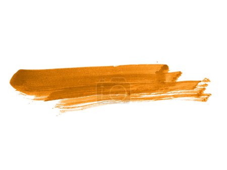 Photo for Orange watercolor scribble texture. Abstract watercolor on white background. It is a hand drawn. Orange abstract watercolor background - Royalty Free Image