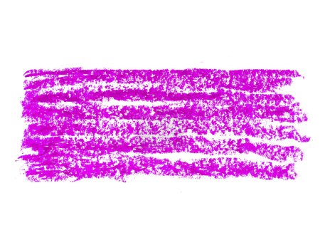 Foto de Textura de garabato de crayón morado. Punto pastel de cera. Crayón abstracto sobre fondo blanco. Es una mano dibujada. Fondo de crayón abstracto violeta o rosa - Imagen libre de derechos