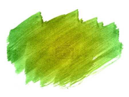 Téléchargez les photos : Texture gribouillis aquarelle verte et jaune. C'est un dessin à la main. Vert et jaune fond abstrait aquarelle - en image libre de droit