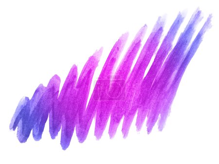 Téléchargez les photos : Texture gribouillis aquarelle bleue et violette. C'est un dessin à la main. Bleu et violet fond abstrait aquarelle - en image libre de droit
