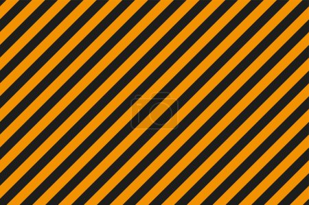Illustration for Illustration of yellow and black stripes.a symbol of dangerous and radioactive substances.The sample is widely used in industry.Vector Illustration. eps 10 - Royalty Free Image
