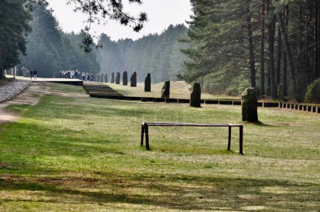 Simbolo del Holocaust, Fabrica de Muerte de Treblinka, campo de exterminio construido y operado por la Alemania Nazi en la Polonia ocupad durante la Segunda Guerra Mundial, desde julio de 1942 hasta octubre 1943.