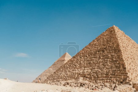 Grandes pyramides de Gizeh, Egypte
