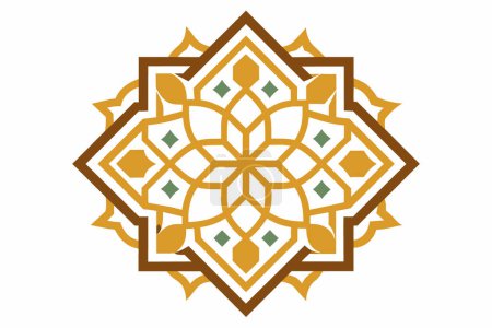 Adéntrate en el intrincado mundo del arte geométrico islámico, donde delicados patrones se entrelazan para formar diseños fascinantes.. 