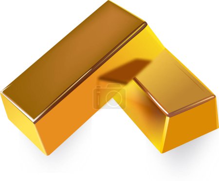 Goldbarren-Vektordesign
