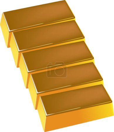 Goldbarren-Vektordesign