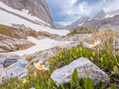 Senderismo a Pointe de la Rechasse en el Parque Nacional de Vanoise, Francia Alpes. Foto de alta calidad