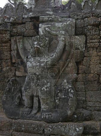 Foto de Templo Preah Khan, provincia de Siem Reap, complejo de templos de Angkor Patrimonio de la Humanidad por la Unesco en 1192, construido en 1191 por el rey Jayavarman VII, Camboya - Imagen libre de derechos