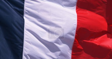 Foto de Bandera de Francia ondeando al viento - Imagen libre de derechos