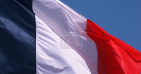 Foto de Bandera de Francia ondeando al viento - Imagen libre de derechos