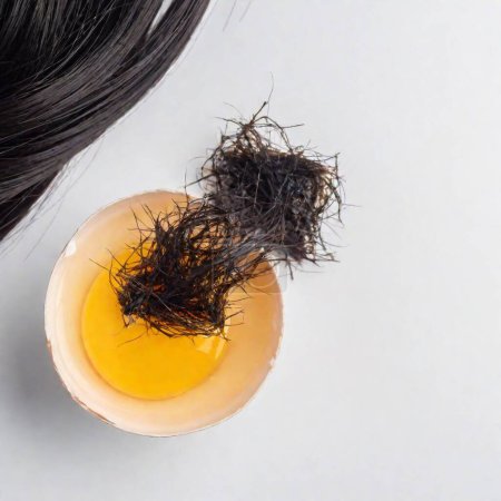 Foto de Mechón de pelo en la yema - Imagen libre de derechos
