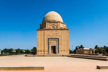 Téléchargez les photos : Mausolée de Rukhabad à Samarcande, Ouzbékistan. Architecture historique en Asie centrale - en image libre de droit