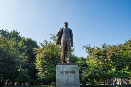 Photo for Hanoi, Vietnam - 12.21.2023: Lenin park in Hanoi with Vladimir Lenin statue in Vietnam - Royalty Free Image
