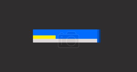 Lower Third abstract illustration in high resolution. Modern design lower third in blue color shades, yellow color, and white color lower third abstract illustration in high resolution. Easy to use.