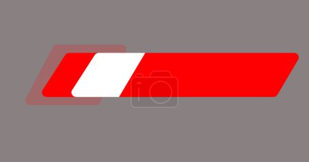 Designed abstract Illustration red-colored lower third for news channels in high resolution. Red-colored lower third abstract Illustration. Easy to use.