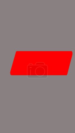 Designed abstract Illustration rot gefärbten unteren Drittel für Nachrichtenkanäle in vertikaler hoher Auflösung. Rot gefärbtes unteres Drittel abstrakte Illustration. Einfach zu bedienen.