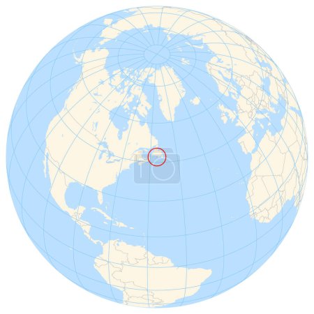 Carte de localisation montrant l'emplacement du pays Saint Pierre And Miquelon en Amérique du Nord. Le pays est souligné par un polygone rouge. Les petits pays sont également marqués d'un cercle rouge. La carte montre les zones terrestres jaunes, la mer bleue, les frontières de l'État et
