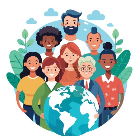 World Population Day vector illustration