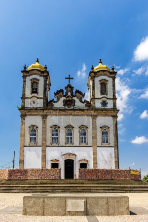 Foto de Famosa iglesia de Nosso Senhor do Bonfim en Salvador, Bahia y hogar de algunos de los eventos culturales y religiosos más importantes de la ciudad - Imagen libre de derechos