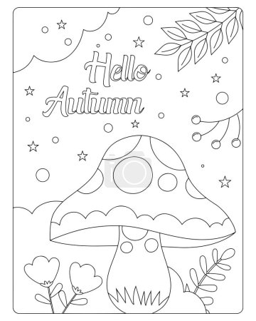 Coloriages d'automne pour enfants, Coloriages d'automne, Coloriages d'automne, Coloriages pour enfants, Animaux, fleurs, Nature, noir et blanc Coloriages