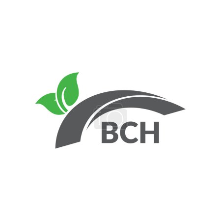 BCH Letter Logo Design auf weißem Hintergrund. Kreatives, modernes Design des BCH-Schriftzugs. Vektordesign.