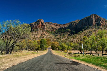 Outback Road, Central Queensland, Australie