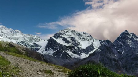 heiliger Berg Kailash, Berg Kailash und Om Parvat, Kailash, Tibet