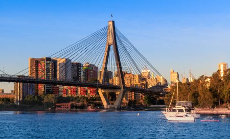 Sydney Anzac Bridge à Glebe, Australie