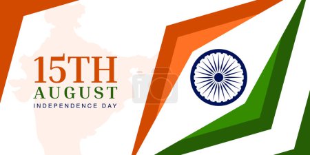 15 August Independence day banner, Background, Indian flag, Creative design, Website banner