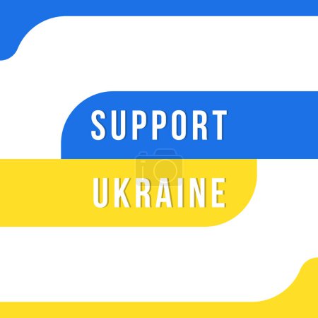 Support Ukraine background, Social media post, Stop war