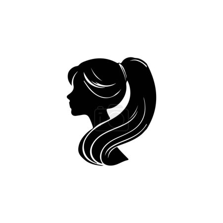 Ilustración de El peinado se refiere al peinado y corte de cabello para crear un aspecto o apariencia específica, que abarca varias longitudes, texturas y técnicas.. - Imagen libre de derechos