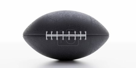 American football ball on white background,